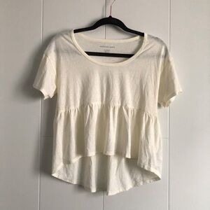 3/$45  American eagle Babydoll Peplum Tee